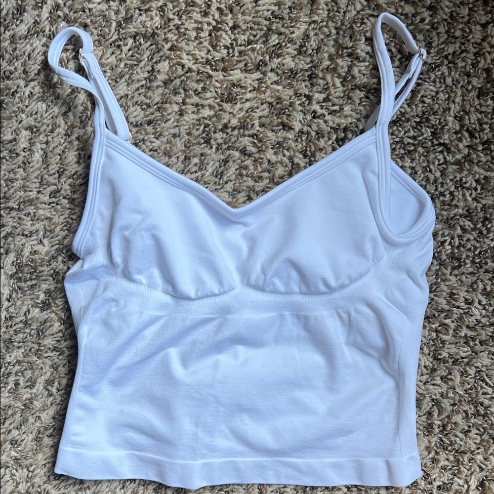 Alphalete White Push Tank